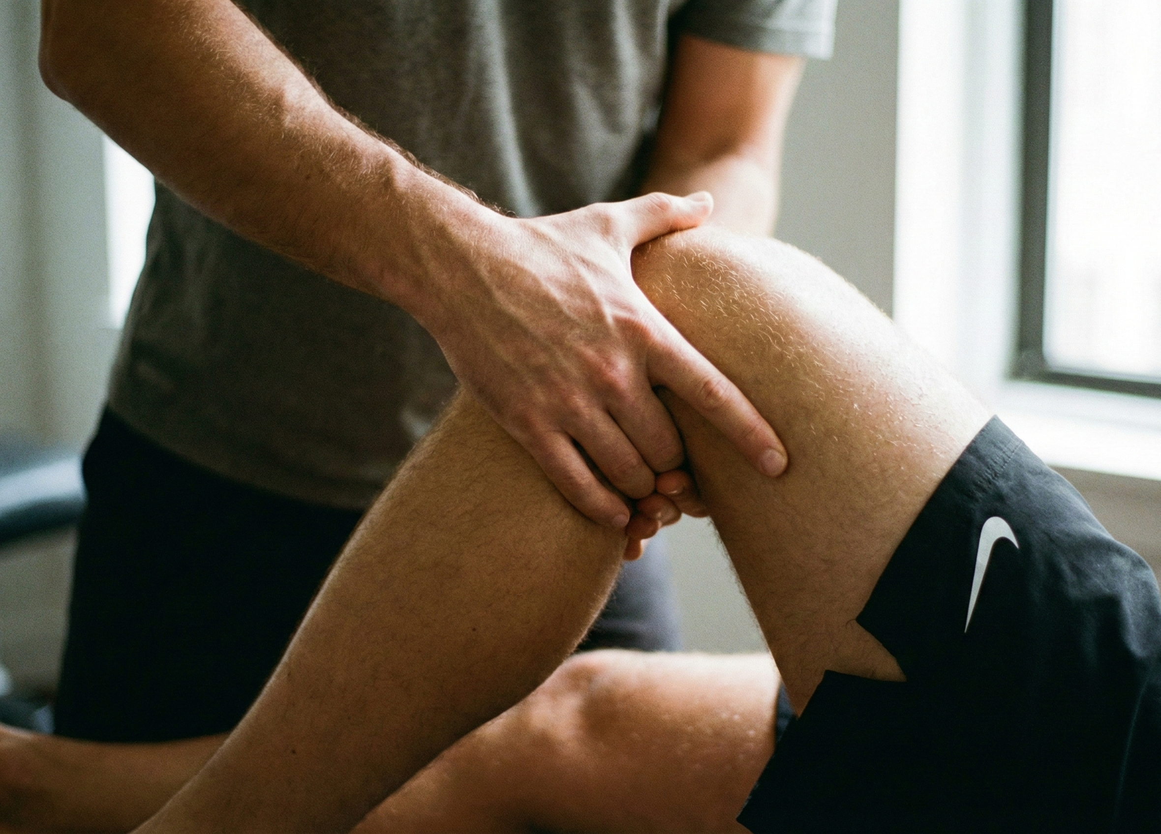 un sportif est pris en charge par l'ostéo à Talant